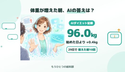 ダイエットで体重が増えた日、AIコーチは何と言ったか